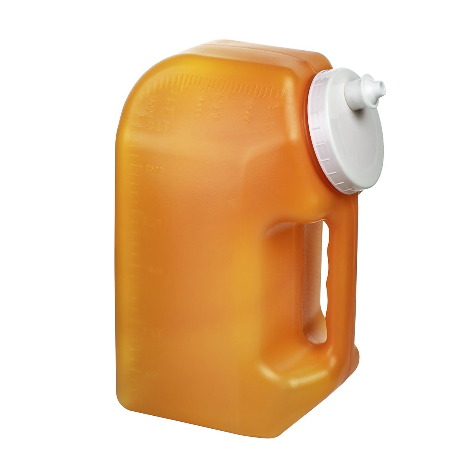 Urisafe® 3,000 mL Amber Urine Collection Container - Case of 40