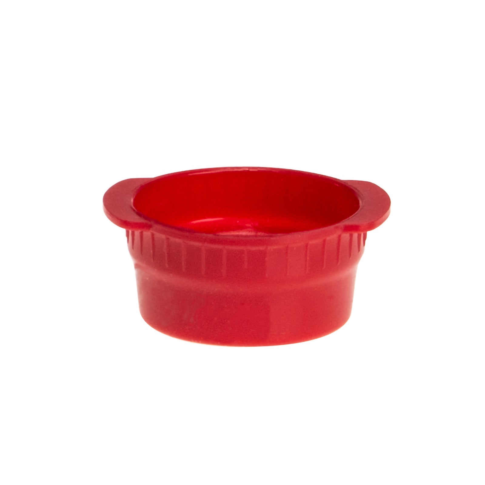 Vacucap T402 Series LDPE Flanged Plug Cap Red 16 mm