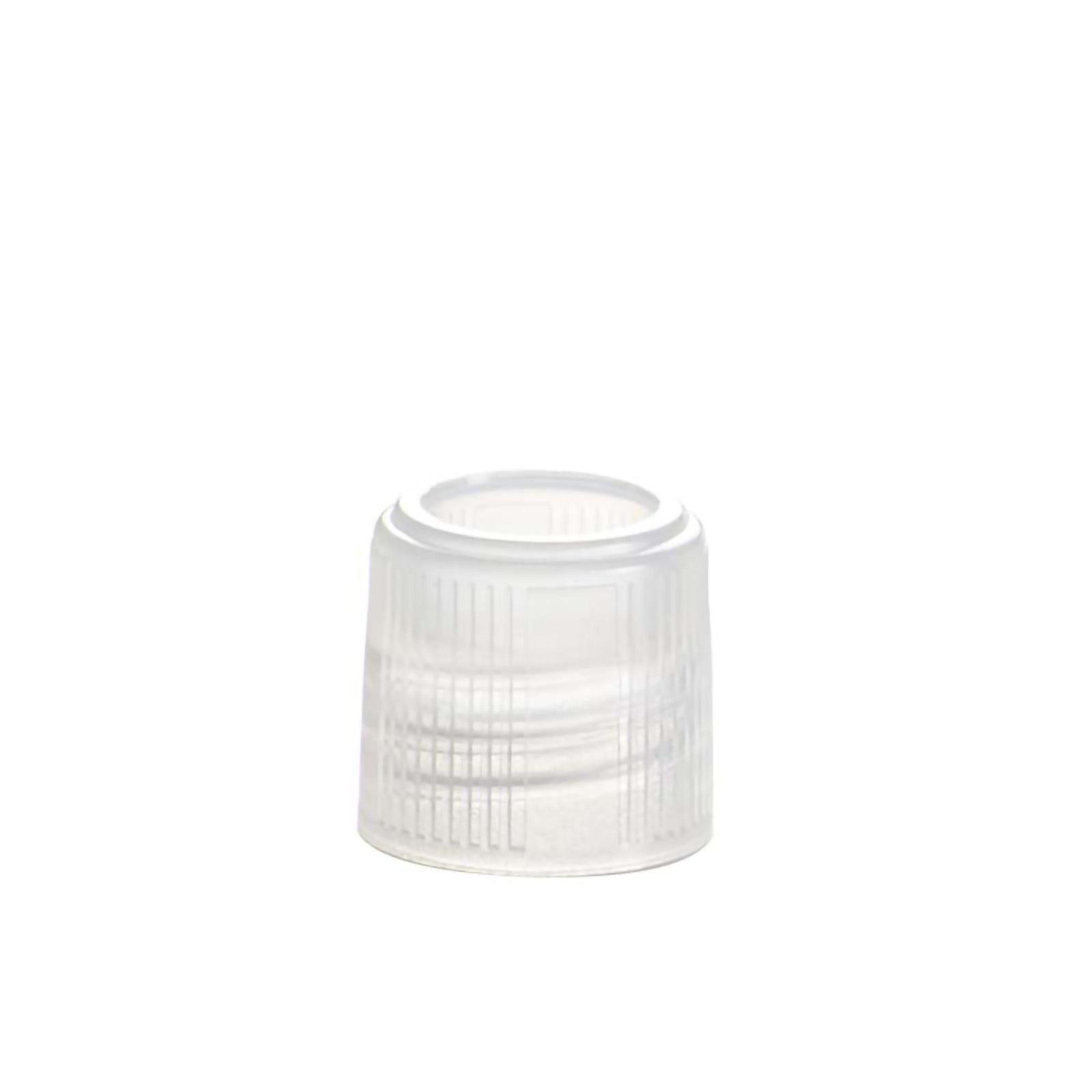 T501 Series Polypropylene Screw Cap Tube Closure - Clear, Case of 1000