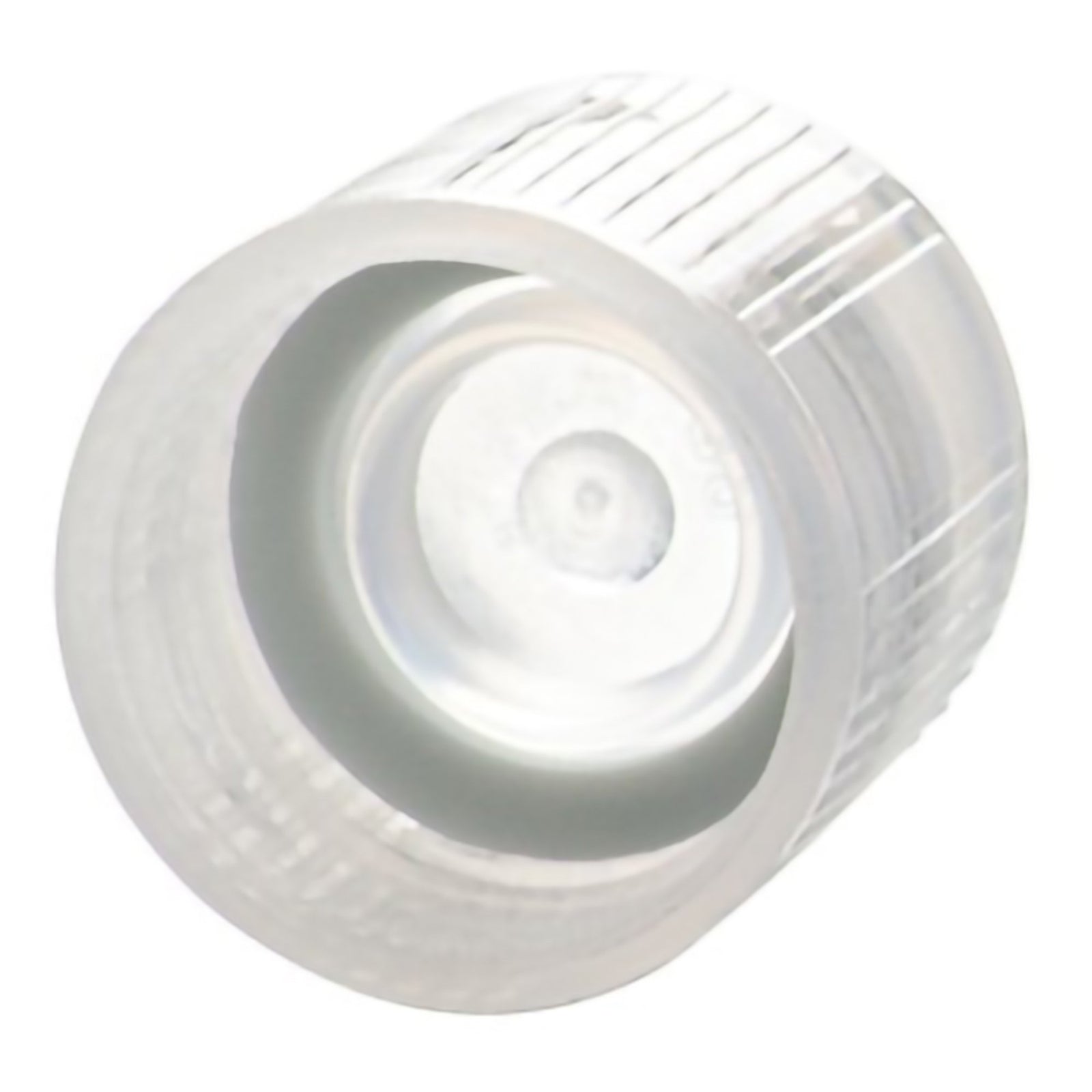 T501 Series Polypropylene Screw Cap Tube Closure - Clear, Case of 1000