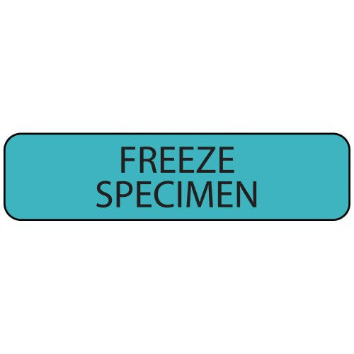 MedVision® Freeze Specimen Label - 5/16 x 1-1/4 Inch Blue Paper (760 per Roll)