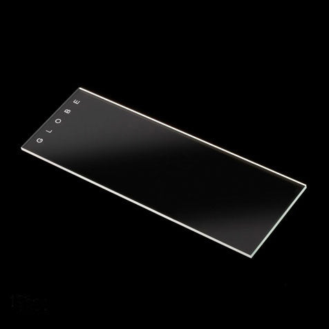 Globe Scientific Microscope Slide 25 x 75 x 1.1 mm Two-sided Frosted End