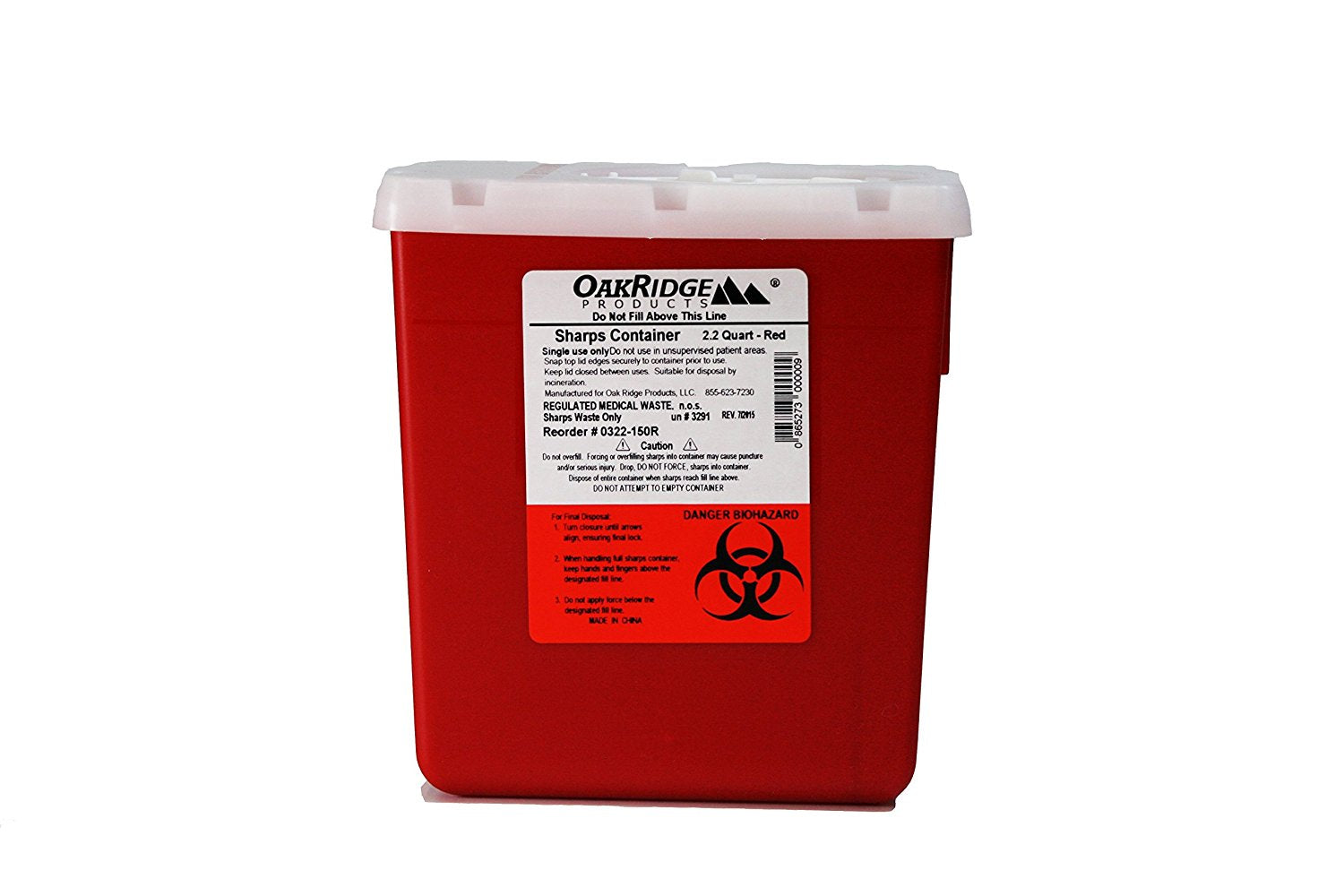OakRidge™ Sharps Container