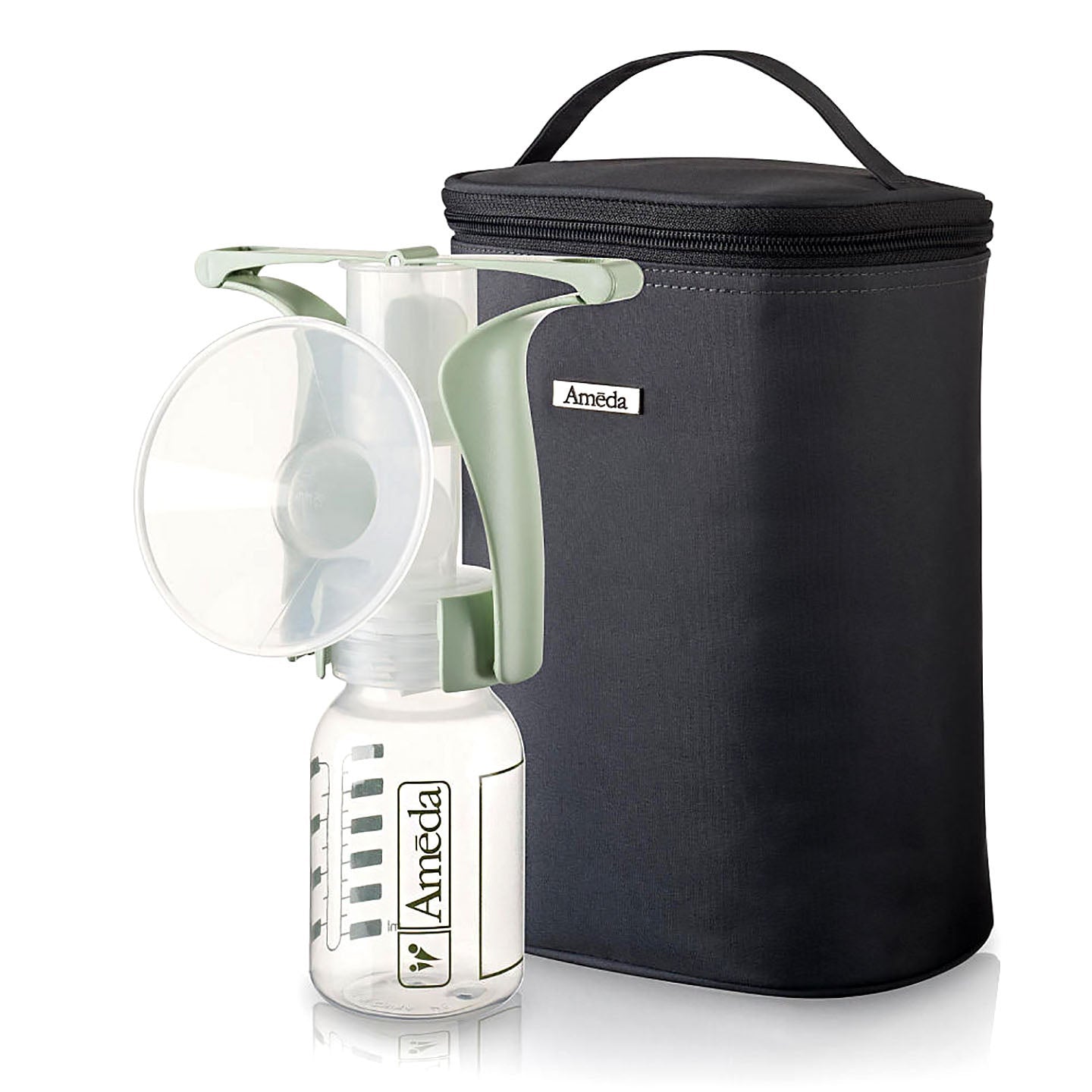 Ameda One-Hand Manual Breast Pump Kit with Tote