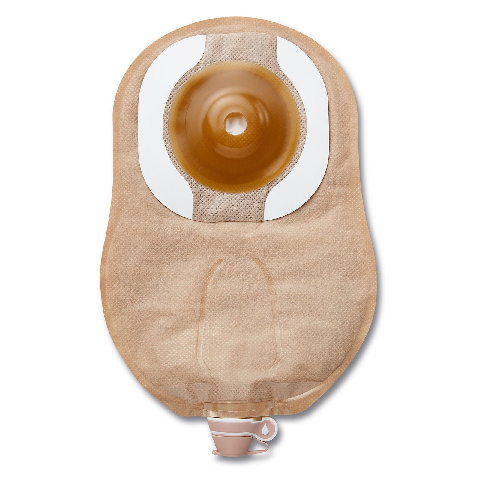 Premier™ One-Piece Urostomy Pouch 9 Inch Convex, Pre-Cut 1 Inch Stoma Drainable