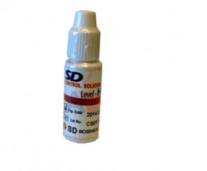 GlucoNavii Blood Glucose Control Solution, Level 1 & Level 2, 2 x 2.5 mL
