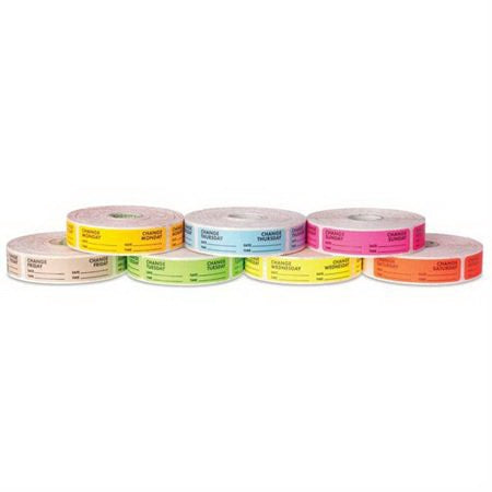 IV Daily Change Anesthesia Syringe Labels - Pack of 7