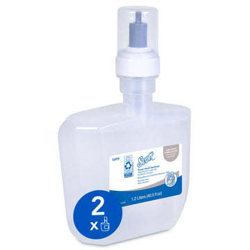 Scott® Essential Alcohol-Free Hand Sanitizer Foaming Dispenser Refill Bottle - Case of 2