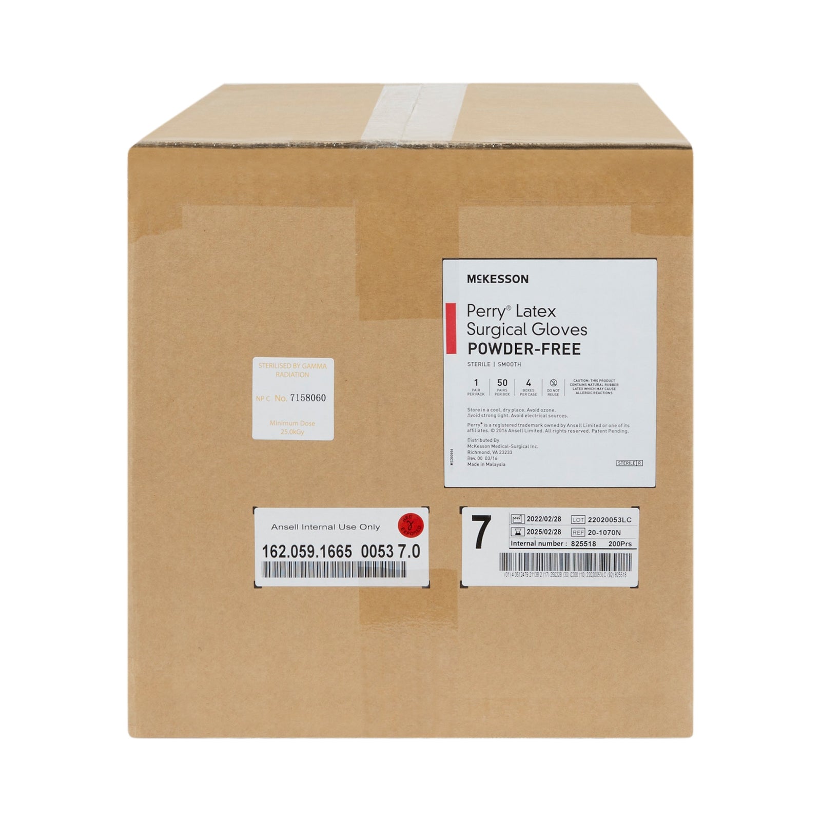 McKesson MedSurg Sterile Latex Surgical Gloves, Smooth
