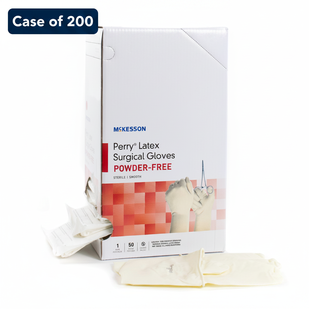 McKesson MedSurg Sterile Latex Surgical Gloves, Smooth