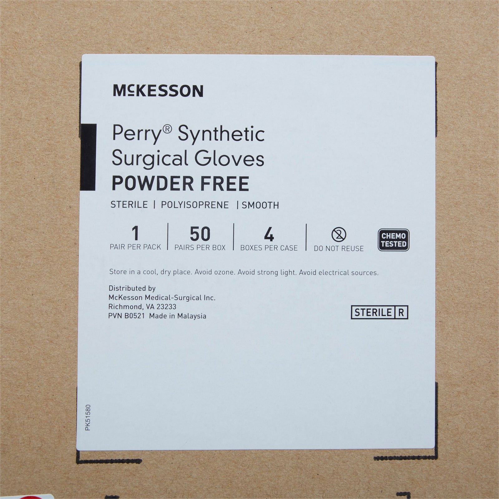 McKesson MedSurg Surgical Glove Chemotherapy Smooth