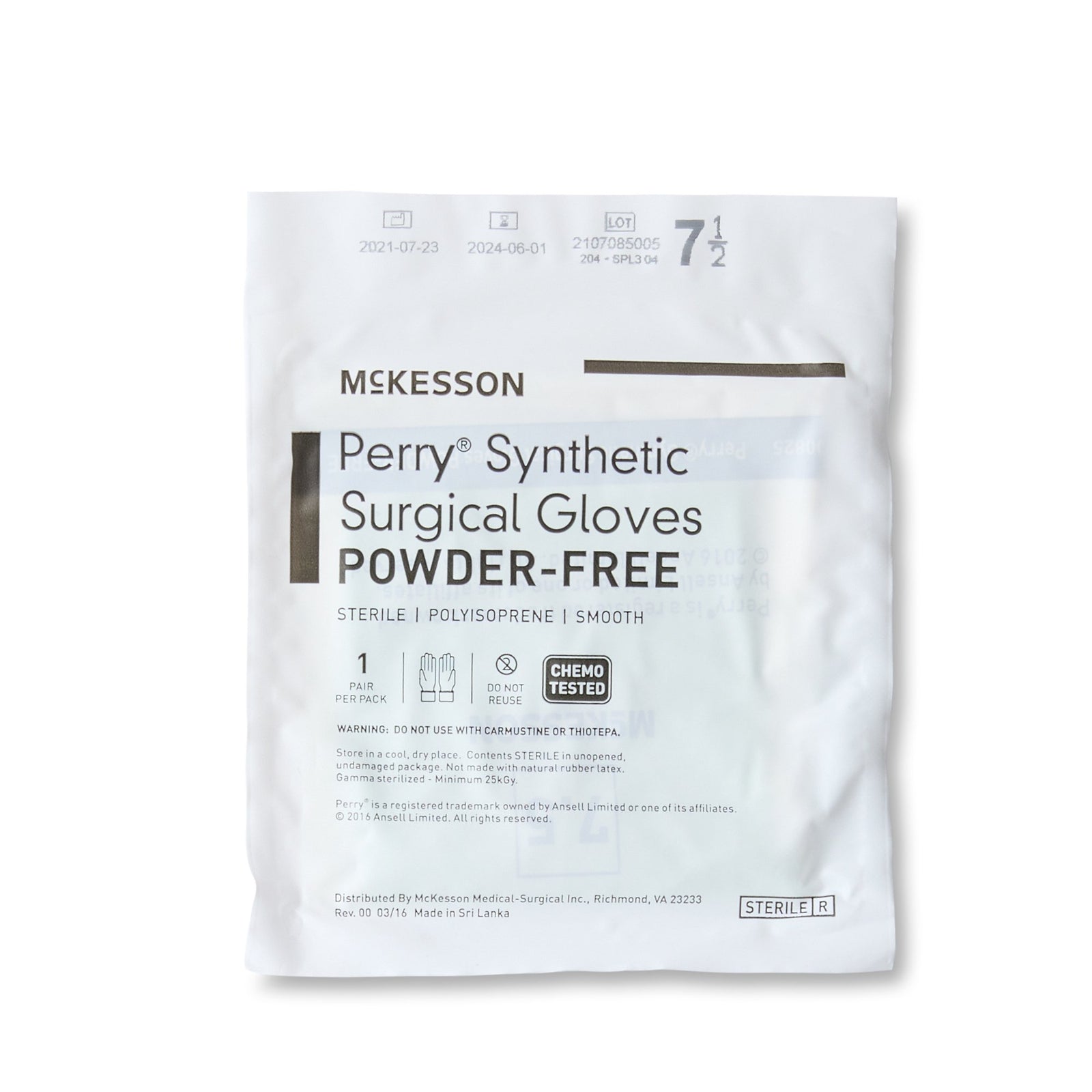 McKesson MedSurg Surgical Glove Chemotherapy Smooth