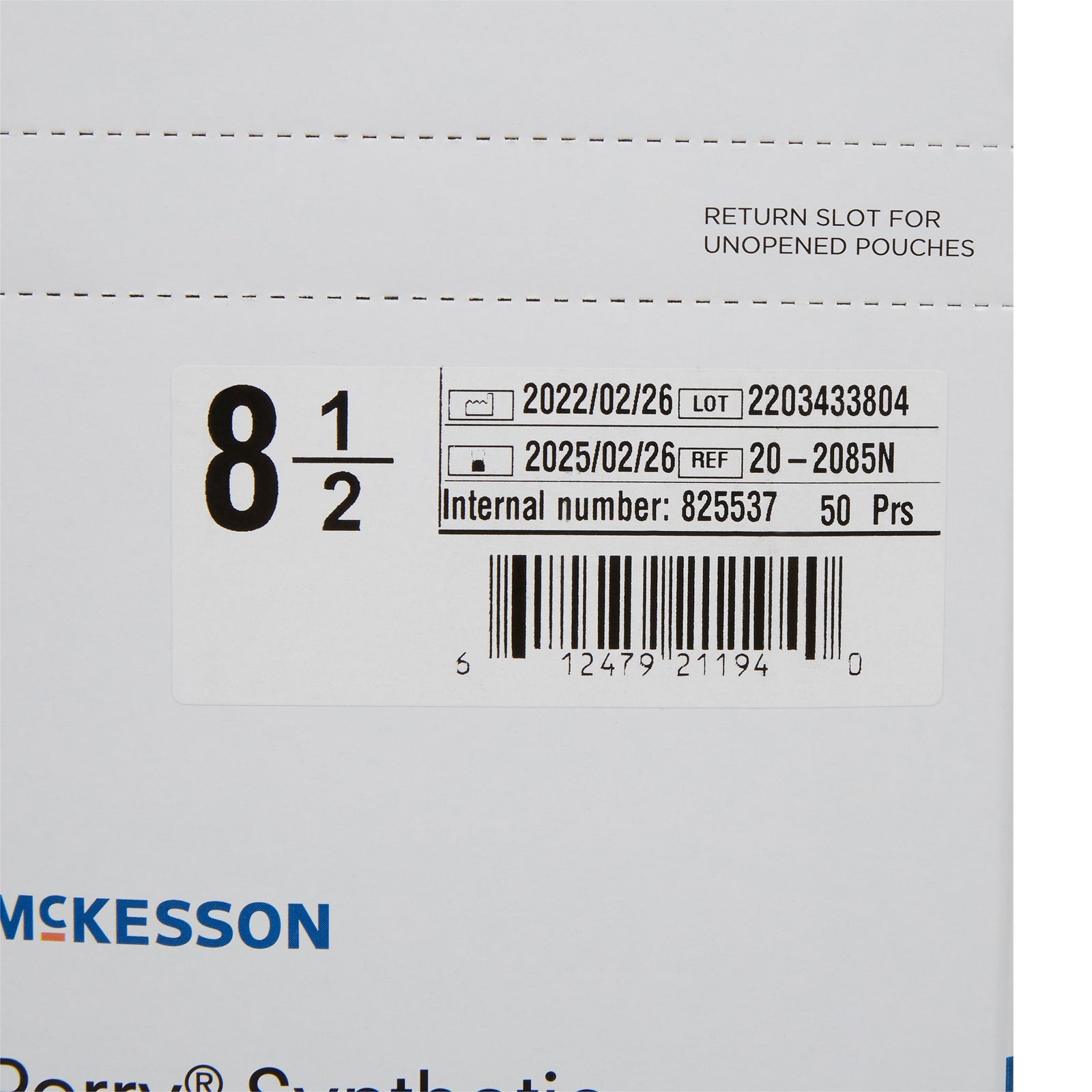 McKesson MedSurg Surgical Glove Chemotherapy Smooth