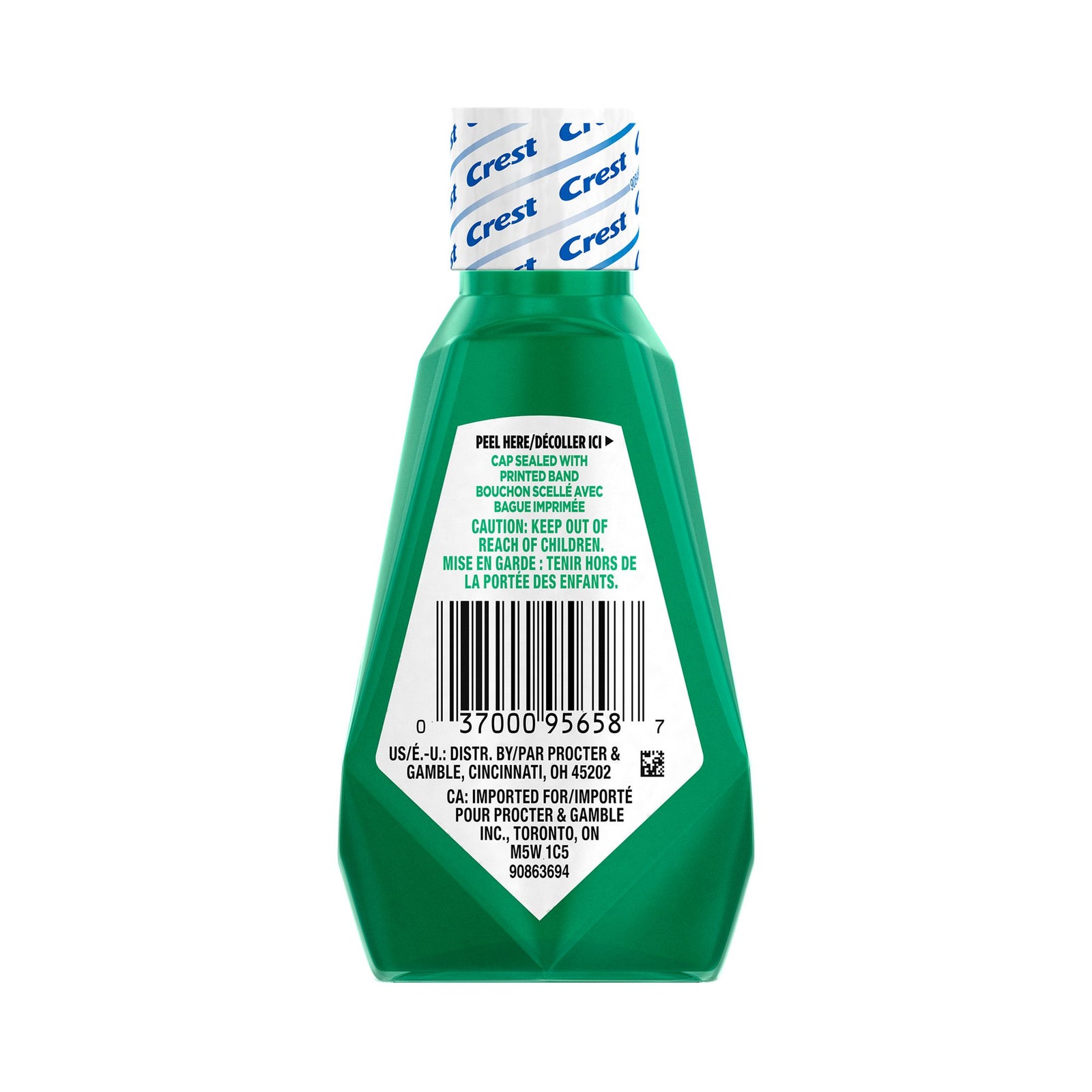 Crest Scope Classic Mouthwash 1.2 oz Original Mint Flavor