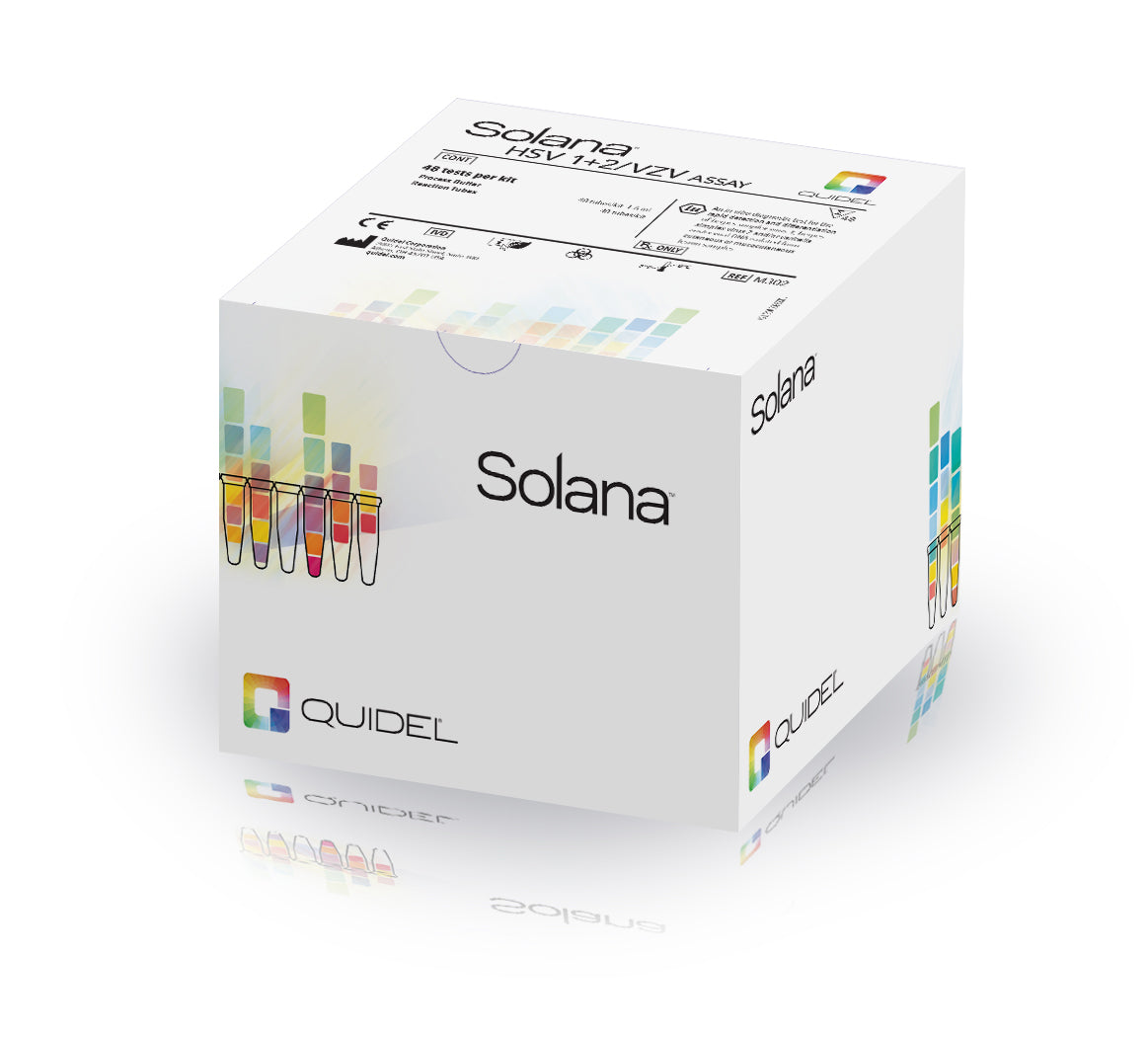 Solana HSV 1+2 / VZV Test Kit - 48 Tests