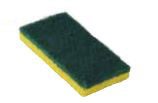 Saalfeld Scrubber Sponge, Yellow/Green, 6.25 x 3.18 x 0.88 Inch