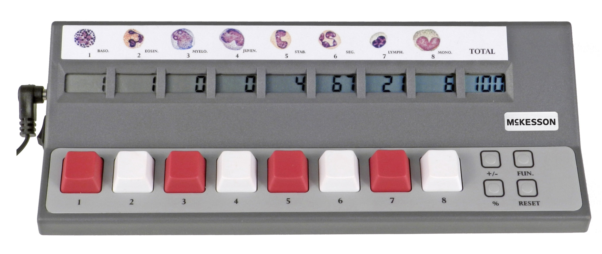 McKesson Brand Differential Cell Counter - Digital 8-Key