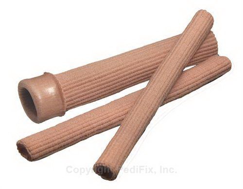 PediFix Ribbed Gel Digit Tube, Wide, 6 Inch