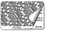 PDC Healthcare Identi-Hide Privacy Label - 2 x 3 Inch White Paper Chart Tab