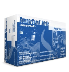 SemperGuard® X-Large Blue Nitrile Gloves