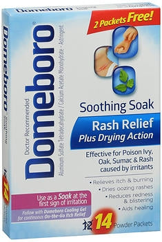 Domeboro® Rash Relief Itch Relief Powder 2.2 Gram Packets