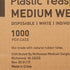 McKesson MedSurg Plastic Teaspoon, White, Individually Wrapped