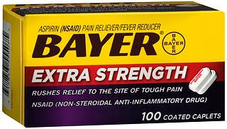 Bayer® Aspirin 500 mg Capsules Box of 100