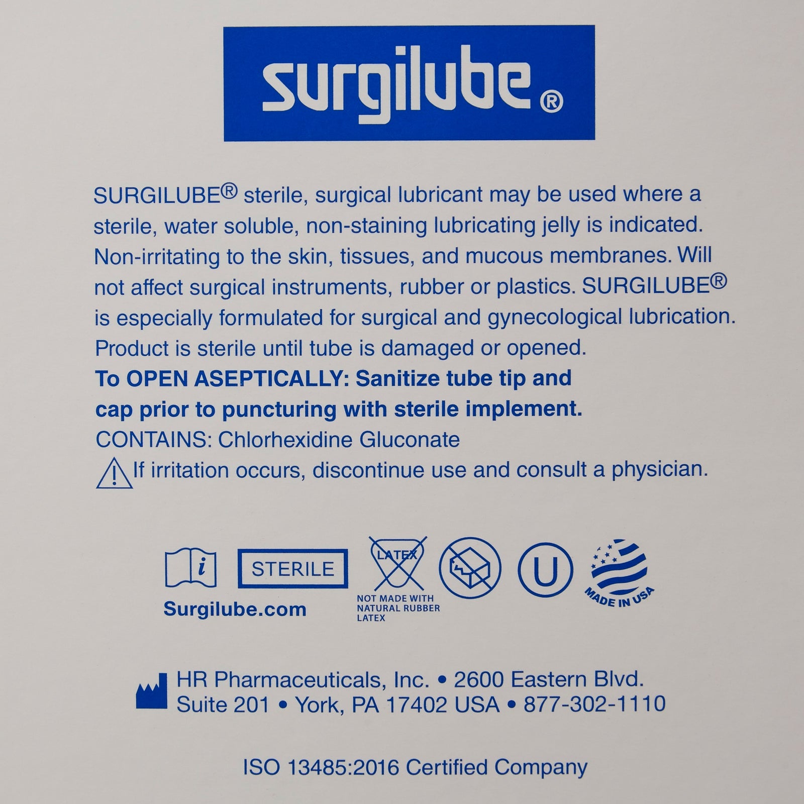 Surgilube Sterile Lubricating Jelly - 4.25 oz Tube