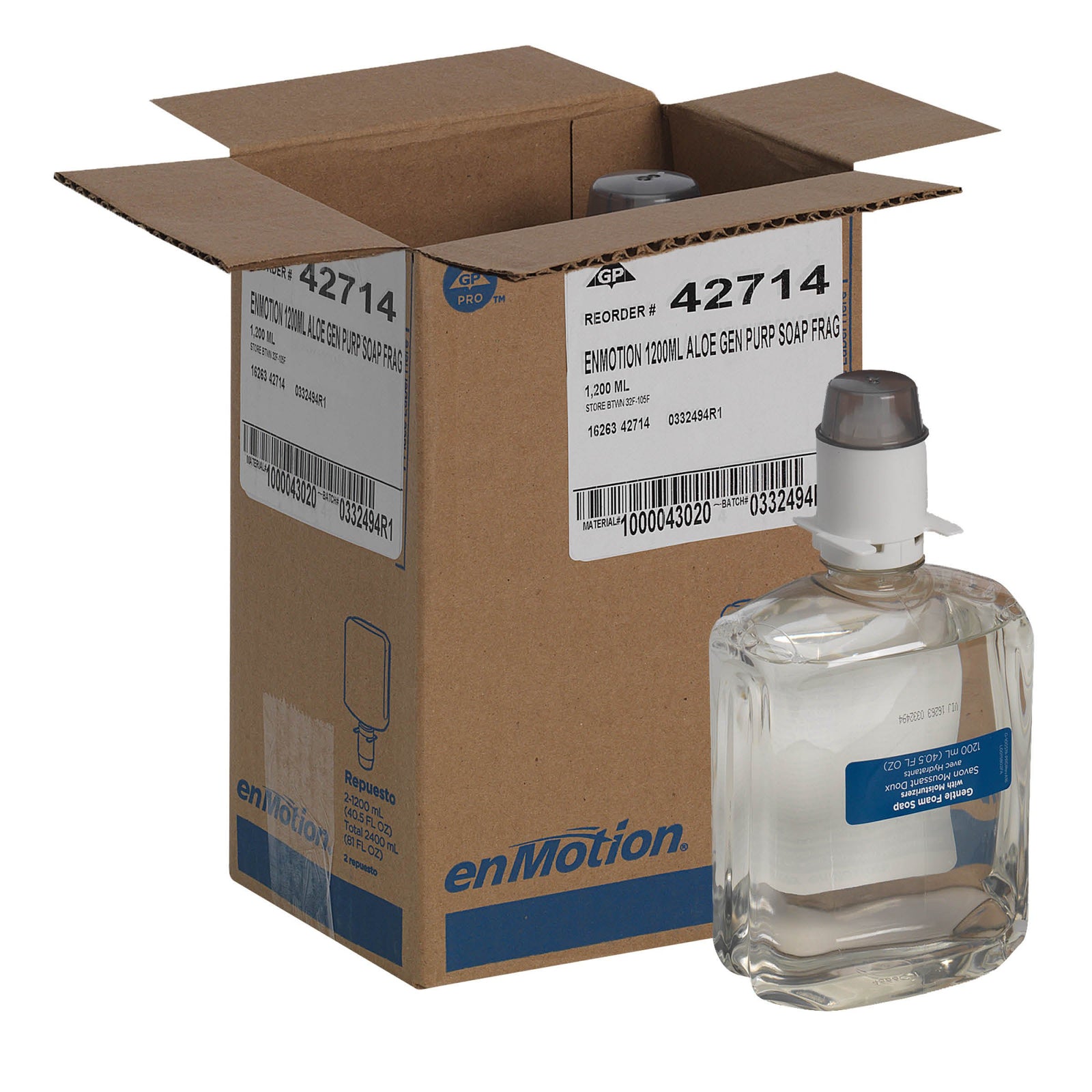 Georgia-Pacific enMotion Gentle Foam Hand Soap, 1200 mL