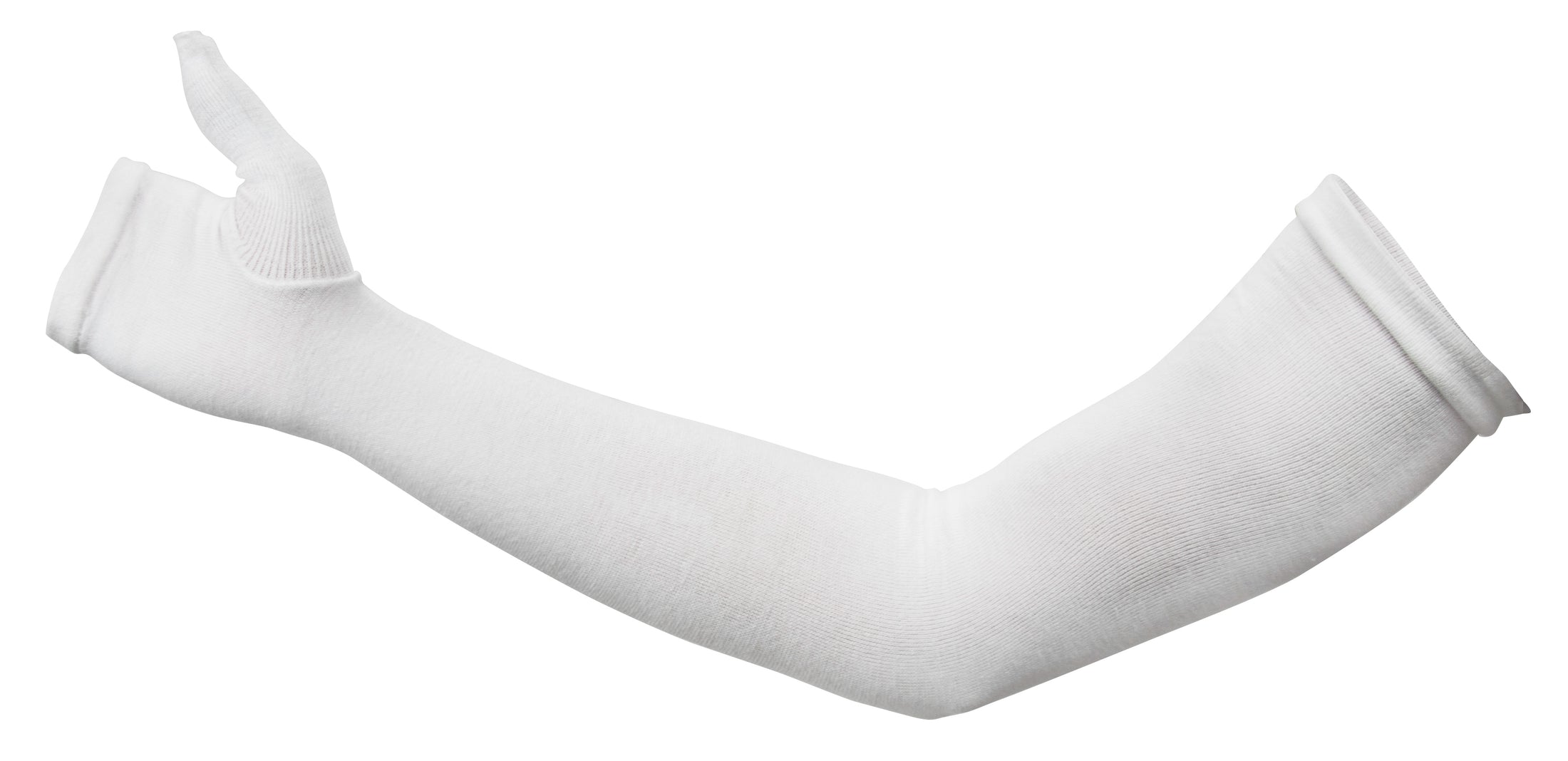McKesson MedSurg Arm Sleeve with Thumb, White, 3 x 18 Inch