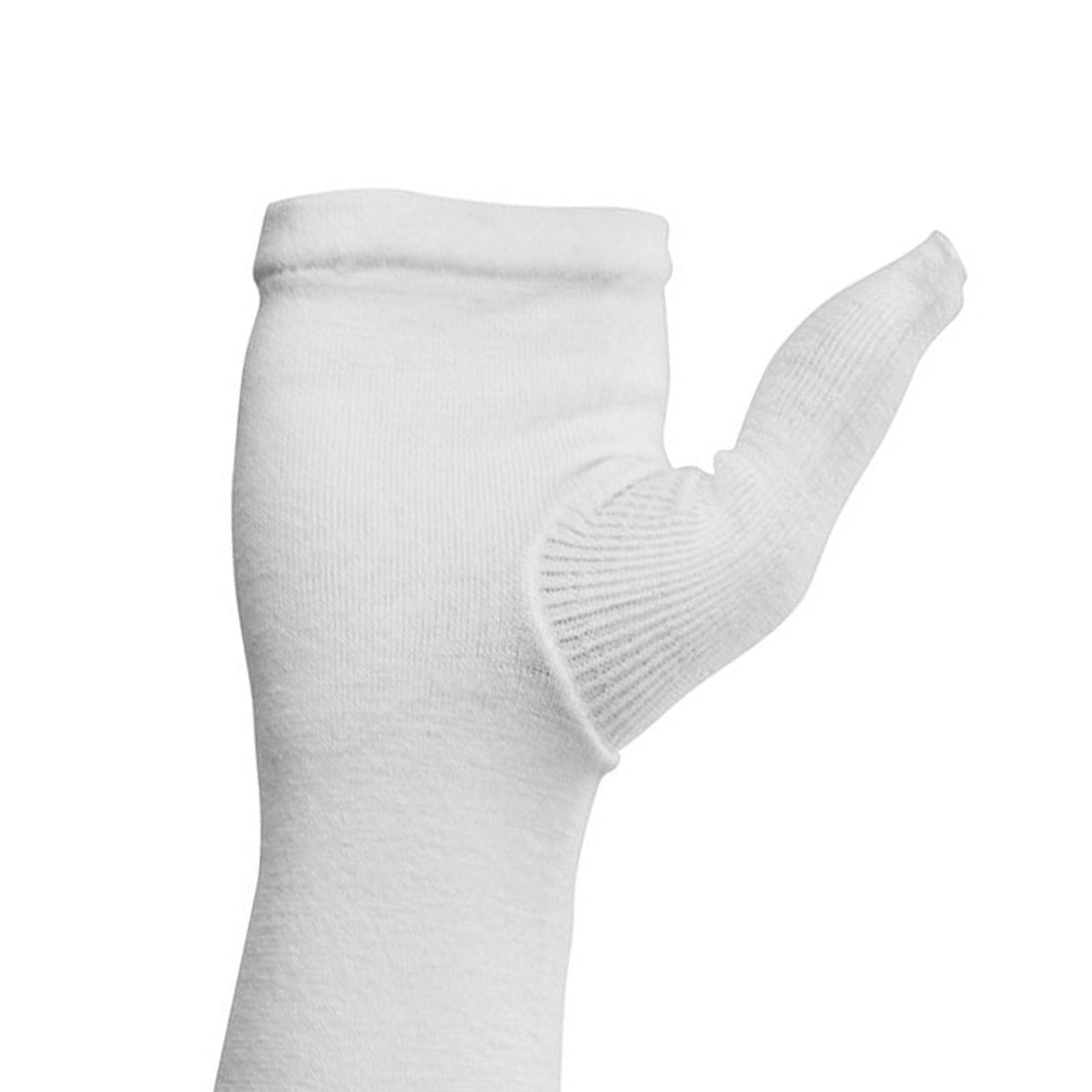 McKesson MedSurg Arm Sleeve with Thumb, White, 3 x 18 Inch