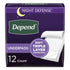 Depend Night Defense Disposable Underpad 21 x 36 Inch