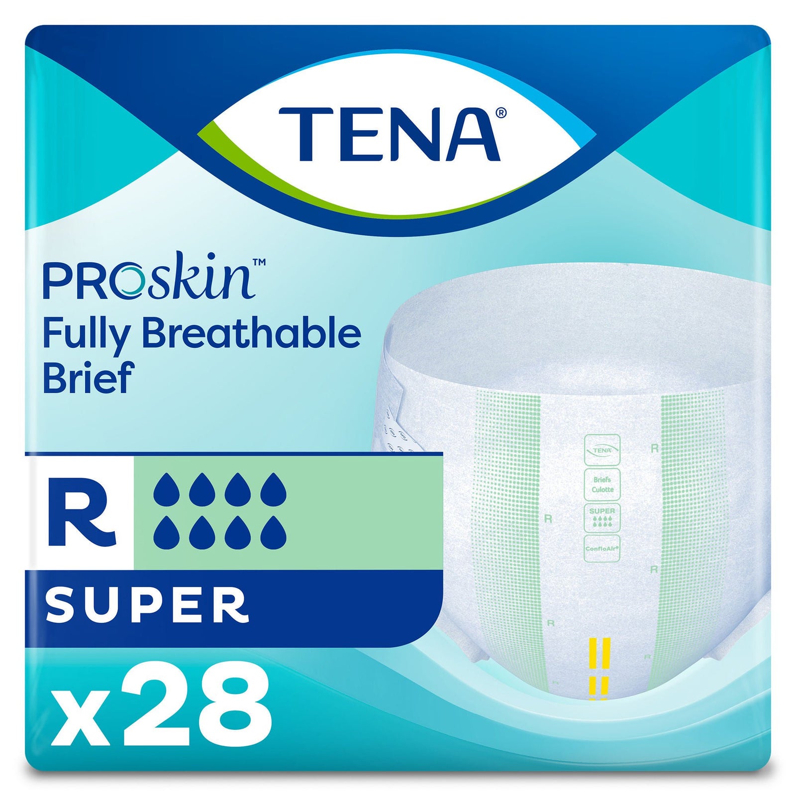 TENA Super Incontinence Brief, Regular