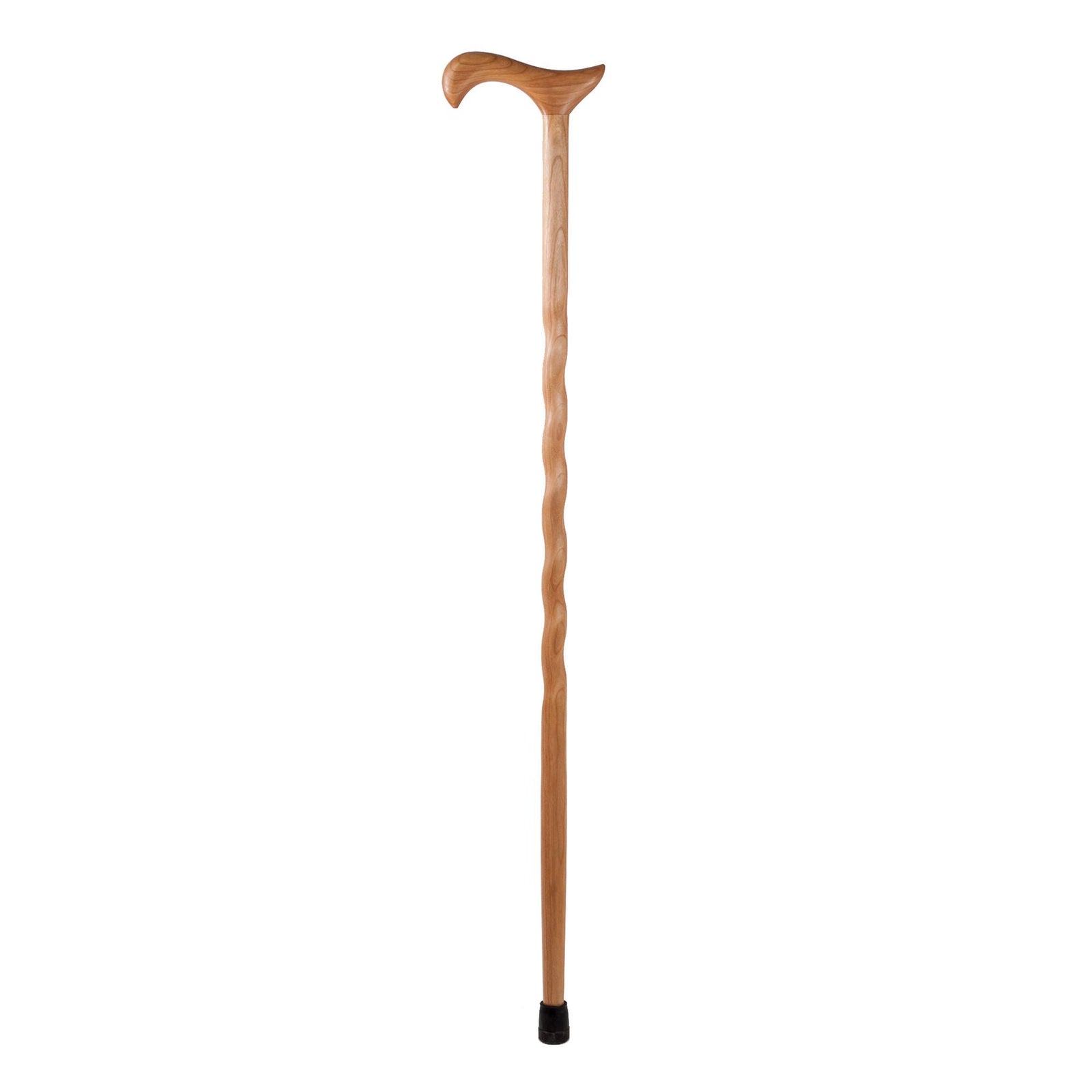 DMS Wood Derby Cane, Twisted Cherry, 34 Inch