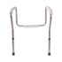 HealthSmart® White/Silver Aluminum Toilet Safety Rail