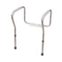 HealthSmart® White/Silver Aluminum Toilet Safety Rail