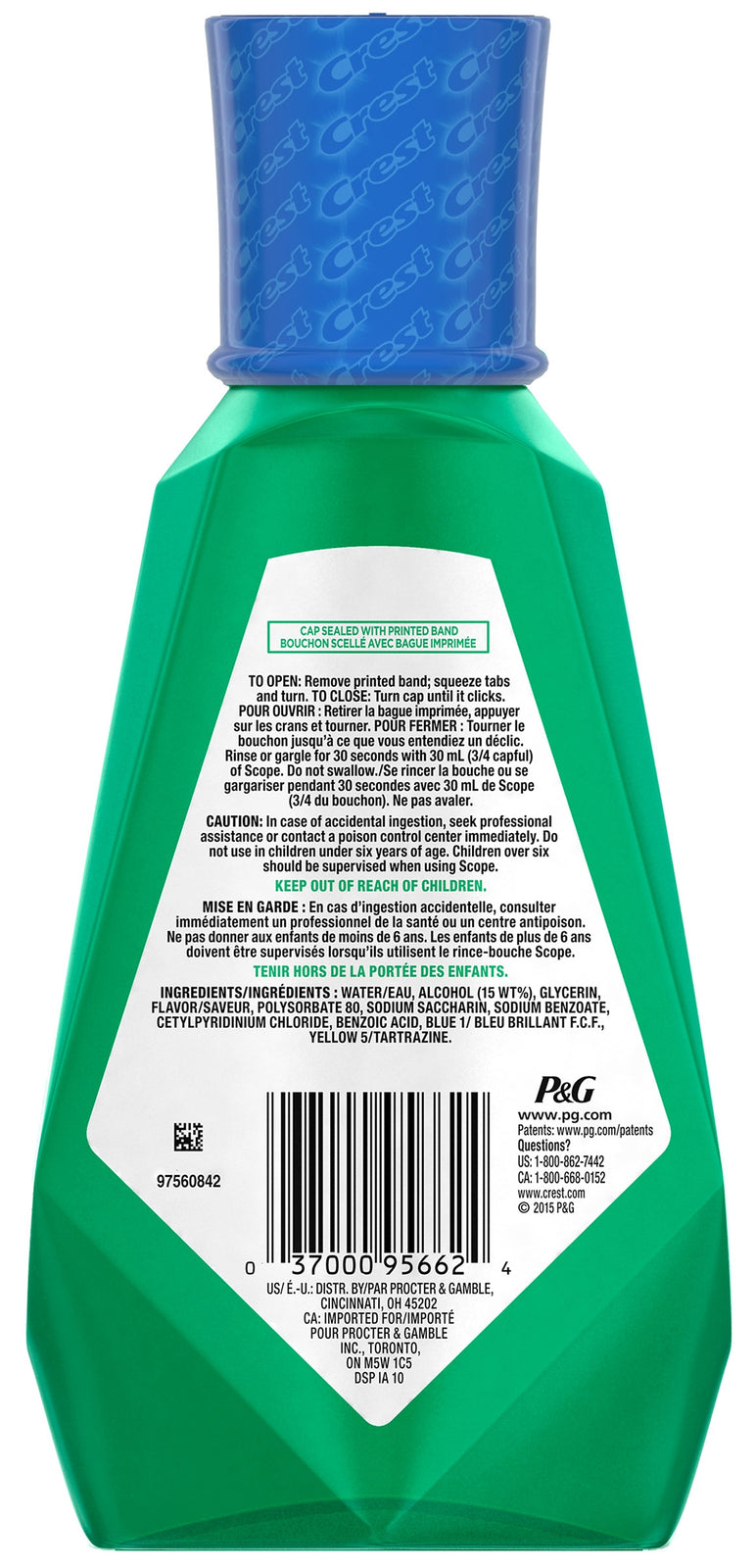 Scope® Mouthwash Original Mint 1 Liter