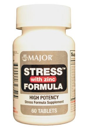 Major Stress with Zinc Formula Tablets, 60 Count