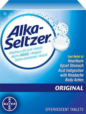 Alka-Seltzer Original Effervescent Antacid Tablets