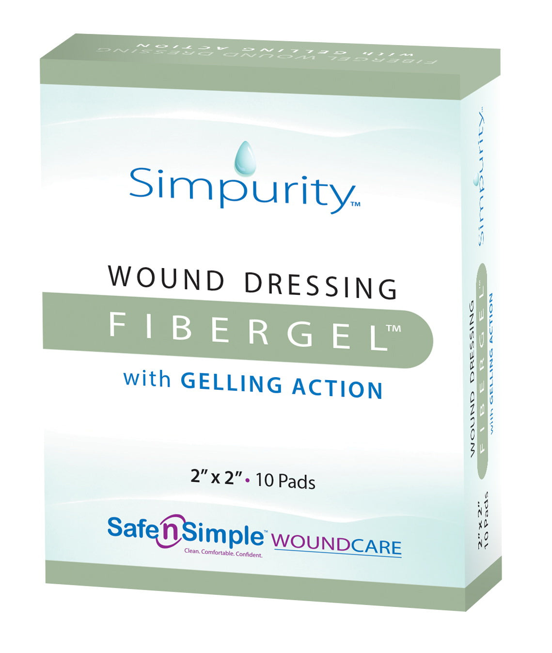 SAFE N SIMPLE Fibergel Hydrogel Wound Dressing
