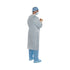 Aero Chrome Surgical Gown with Towel Large Silver AAMI Level 4