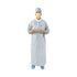 Aero Chrome Surgical Gown with Towel Large Silver AAMI Level 4