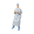 Aero Chrome Surgical Gown with Towel Large Silver AAMI Level 4