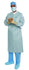 Surgical Gown with Towel Aero Chrome Medium Silver Sterile AAMI Level 4