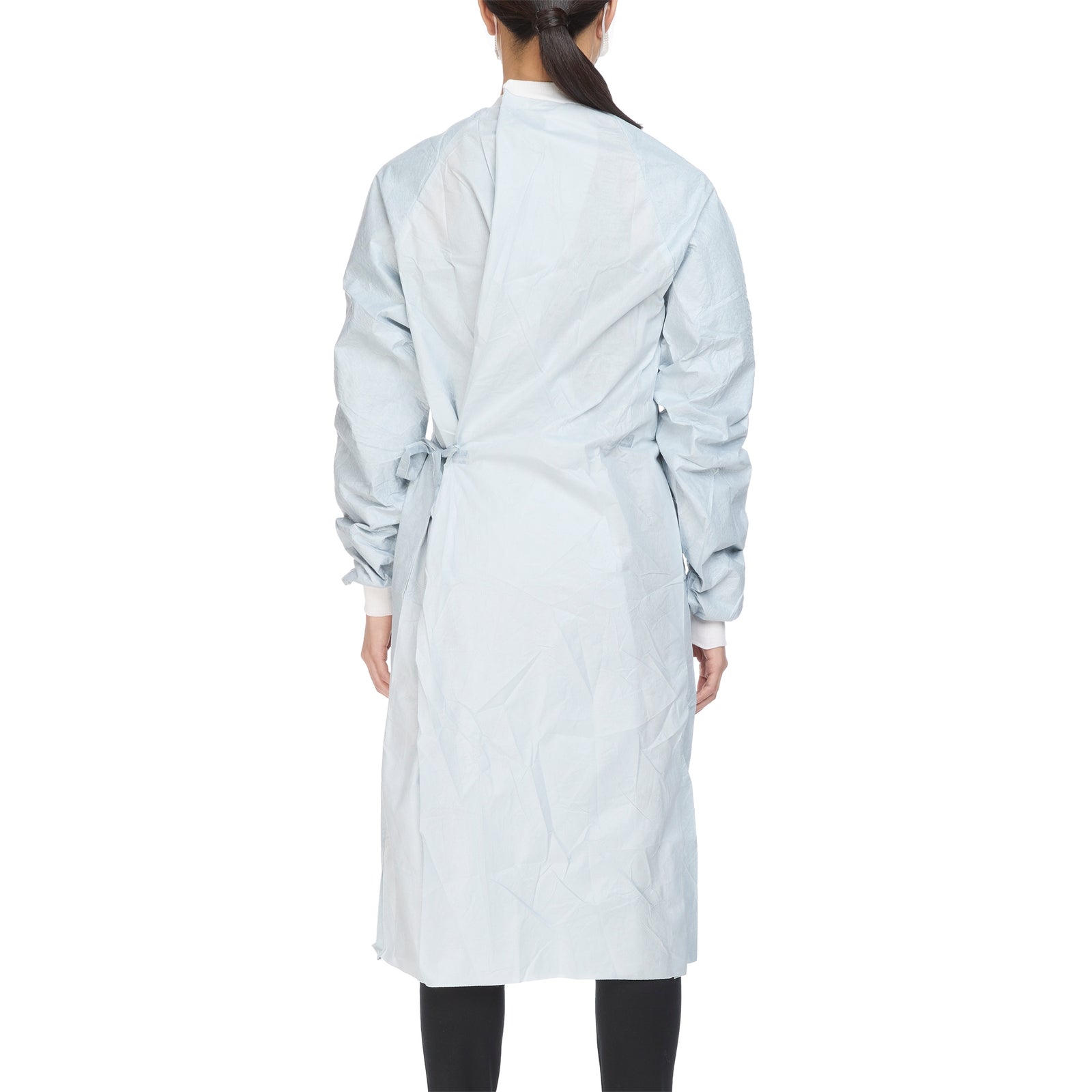 Surgical Gown with Towel Aero Chrome Medium Silver Sterile AAMI Level 4