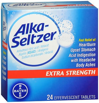 Alka-Seltzer Extra Strength Effervescent Tablets - Box of 24