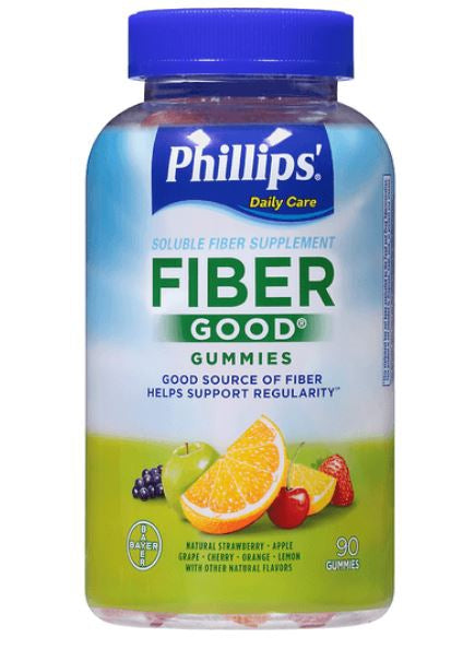 Phillips' Fiber Good Assorted Flavors Fiber Supplement Gummies 90 Count