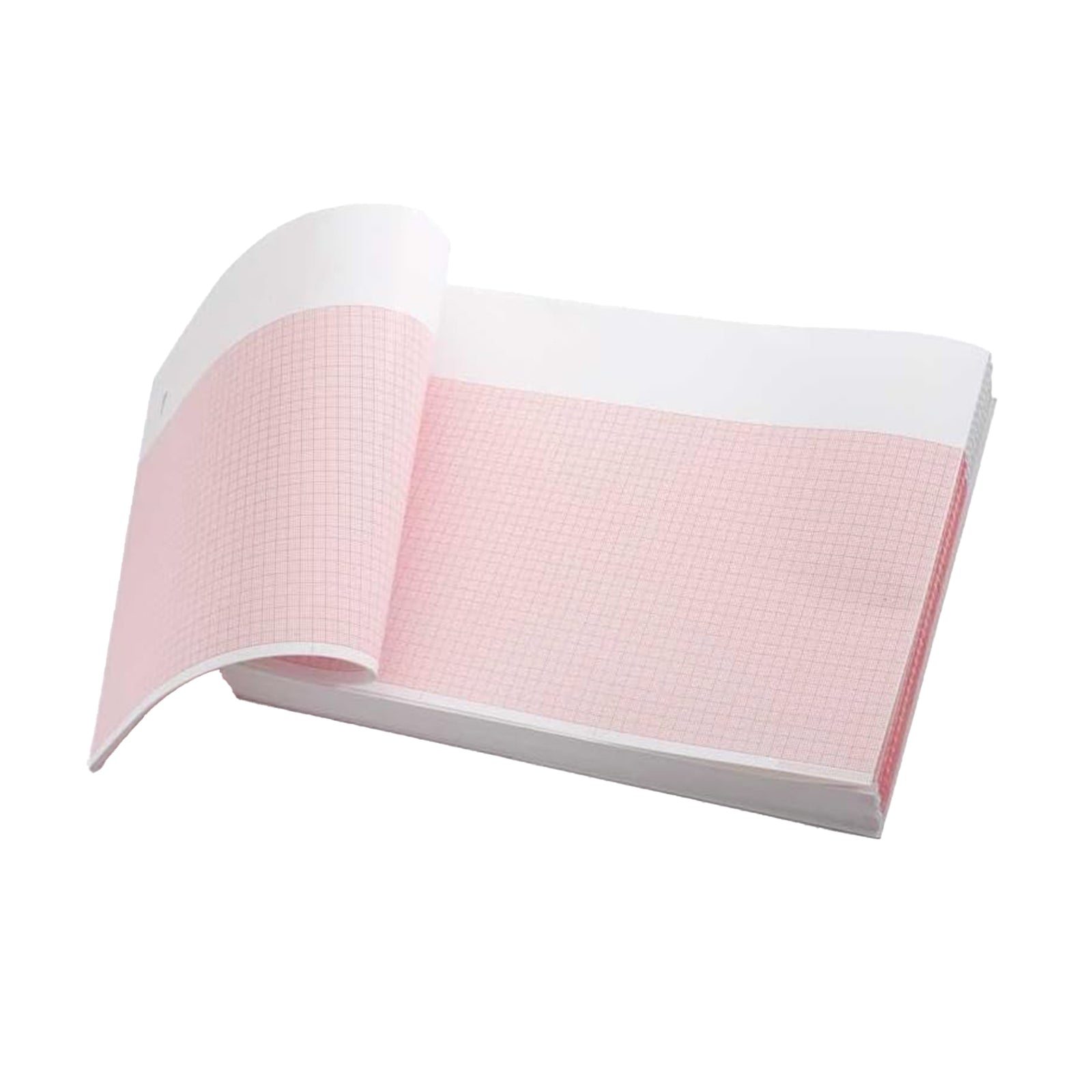 Hewlett Packard™ Z-Fold Recording Chart Paper with Red Grid