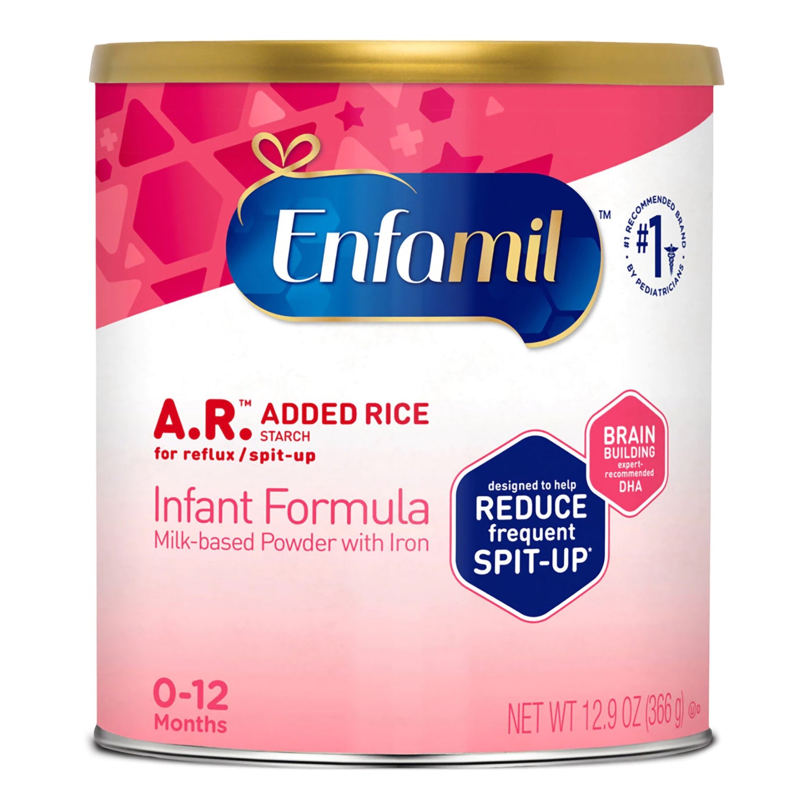 Enfamil A.R. Infant Formula Powder with Added Rice, 12.9 oz Can