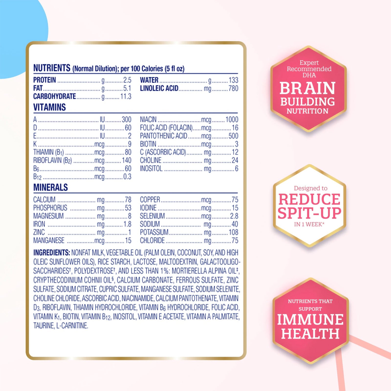 Enfamil A.R. Infant Formula Powder with Added Rice, 12.9 oz Can